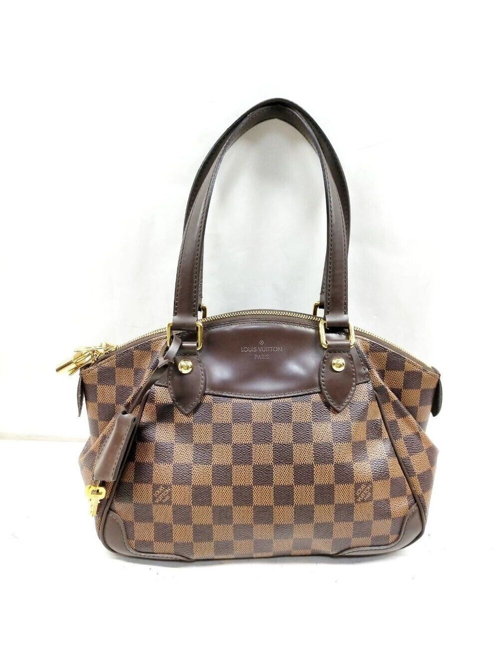 Louis Vuitton Verona PM brown Damier Hand Bag 915-070425